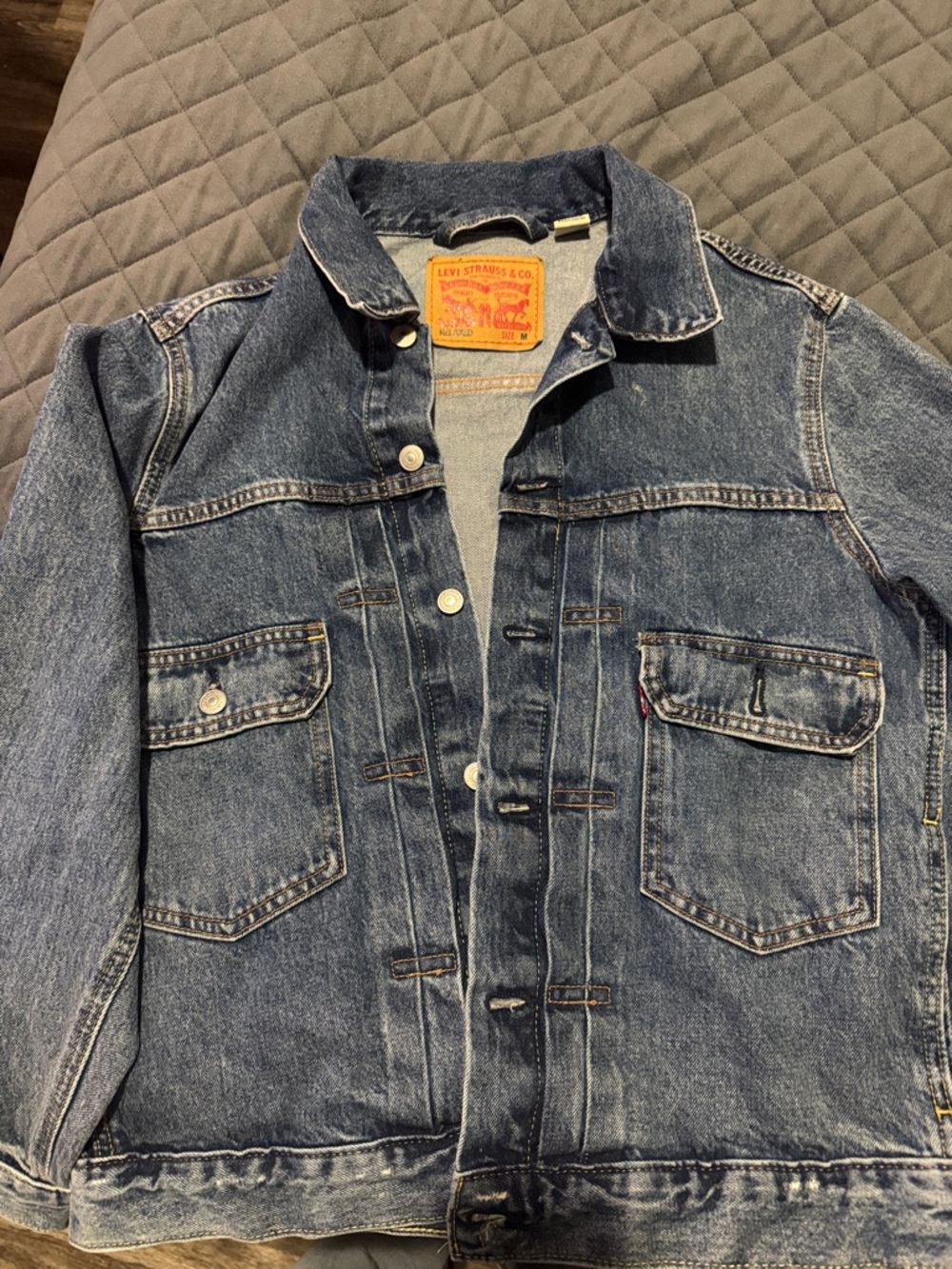 Levi's Indigo Blue Trucker Denim Jacket